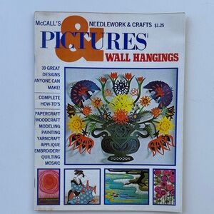 McCall’s Floral Wall Hanging Art magazine